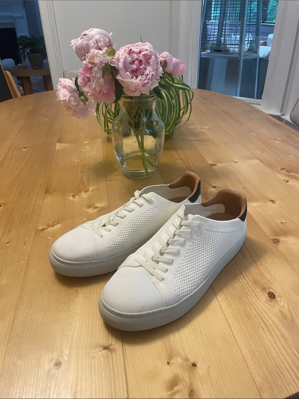 Mix No. 6 White Knit Sneakers